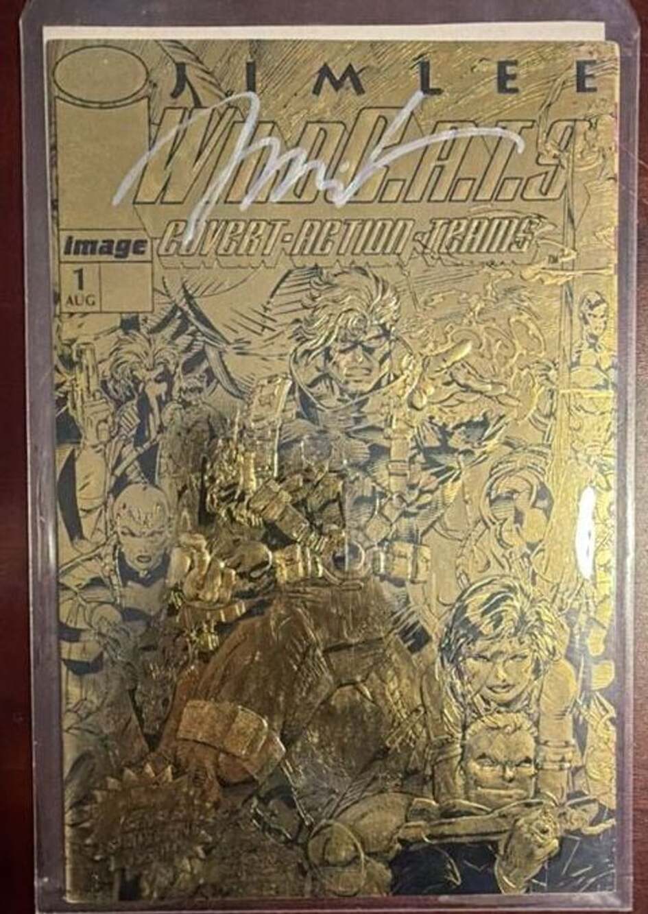 Image Comics WildC.A.T.S. #1 Gold Foil Variant Signed by Jim Lee